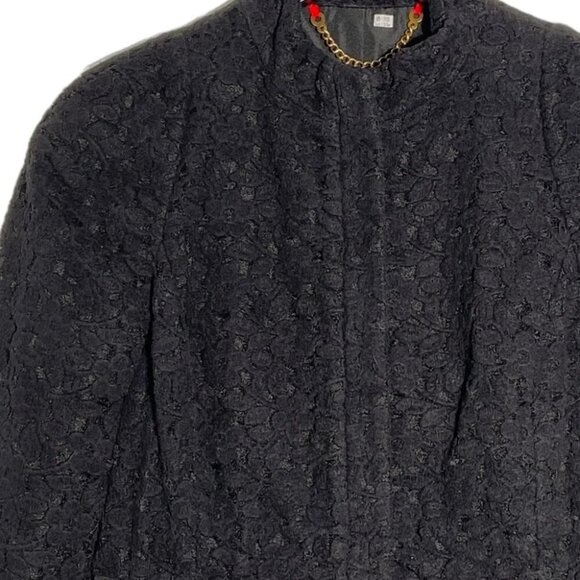 Marc by Marc Jacobs Floral Lace Crochet Bomber Jacket - Picture 6 of 6